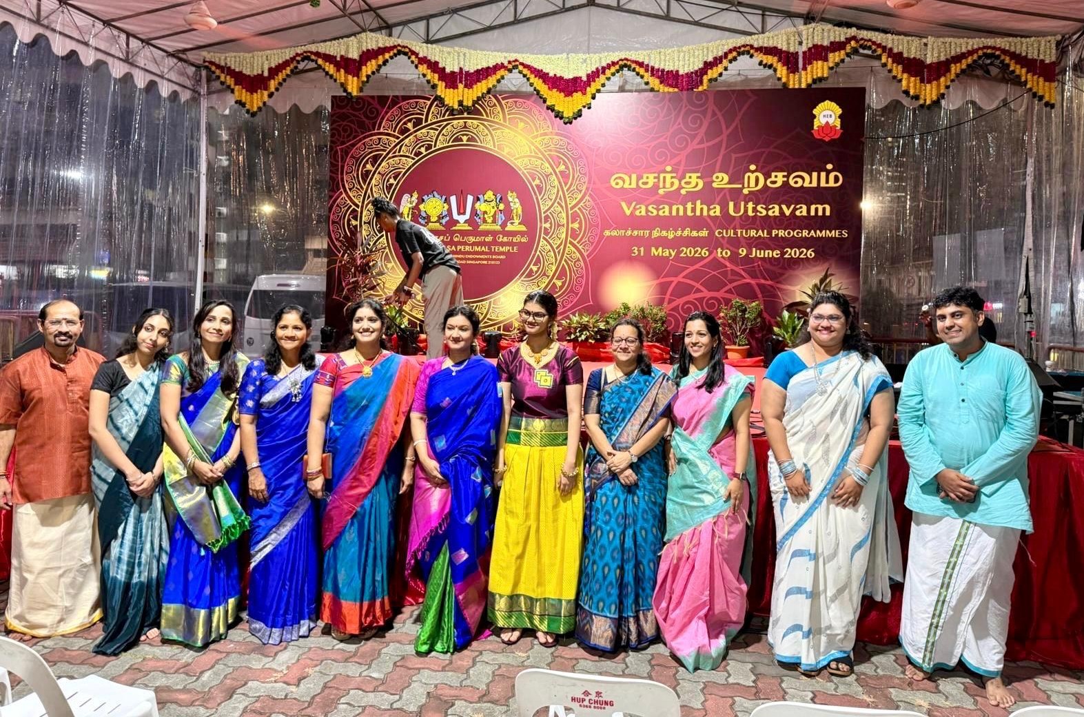 Srividyalayam temple performance
